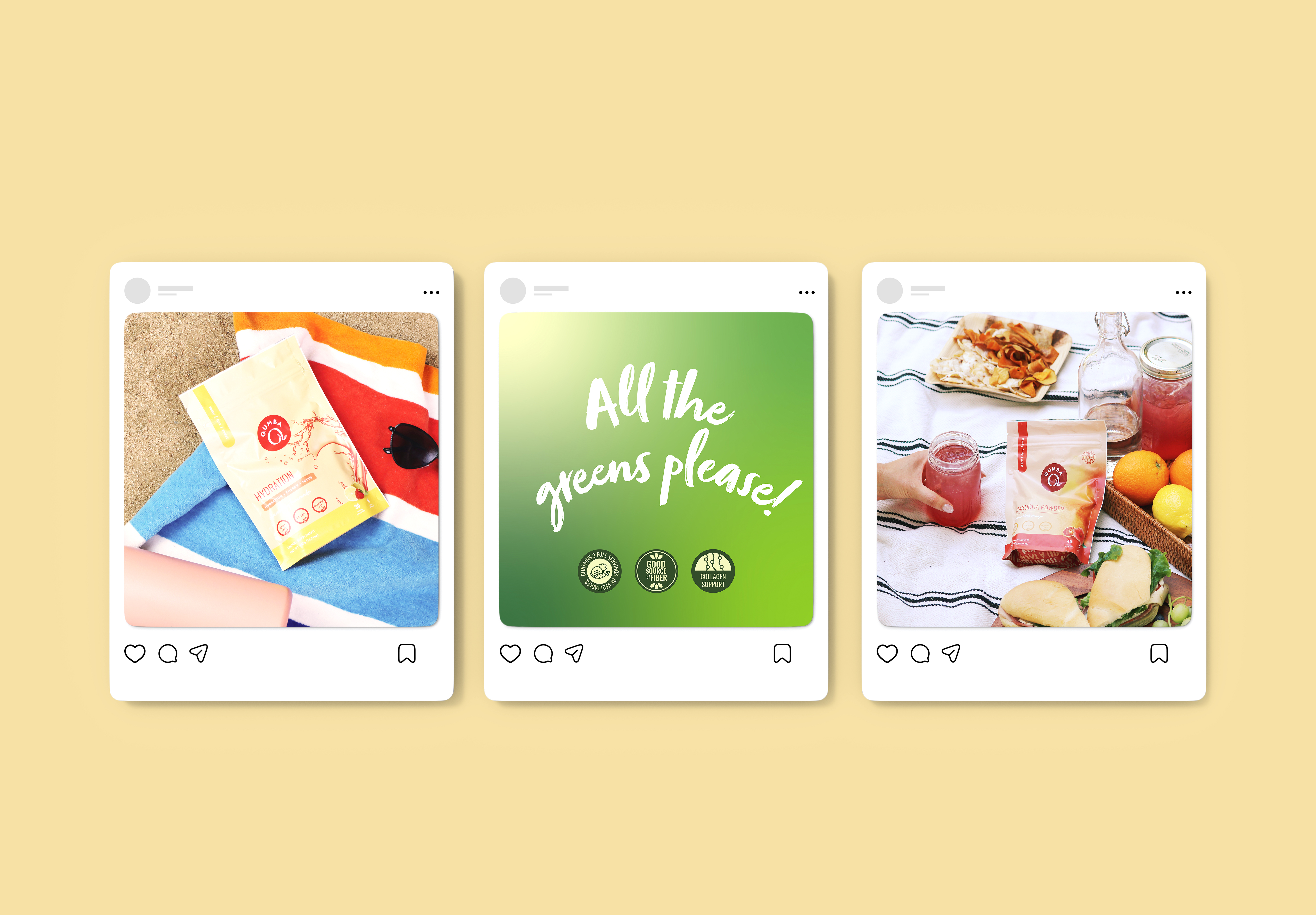 Qumba social media content